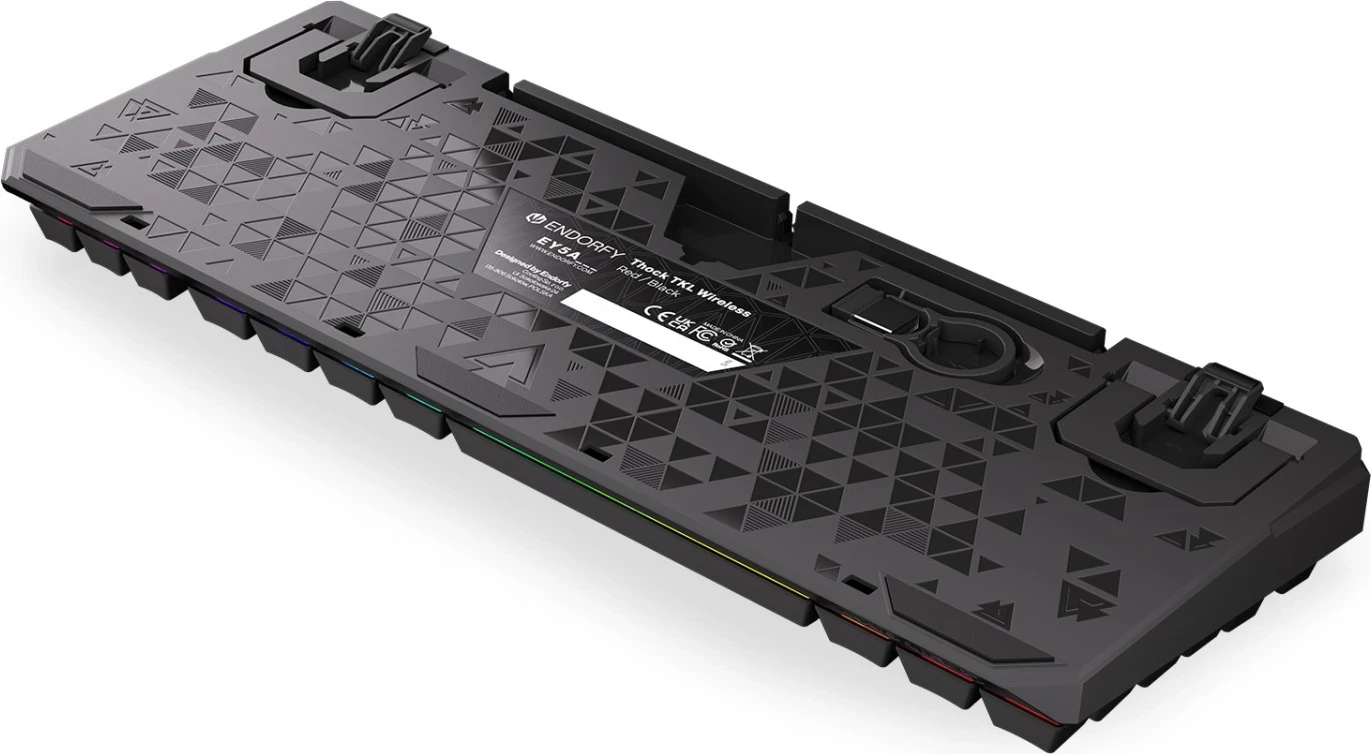 Mekaniški brezžični TKL tipkovnica Endorfy Thock, črna