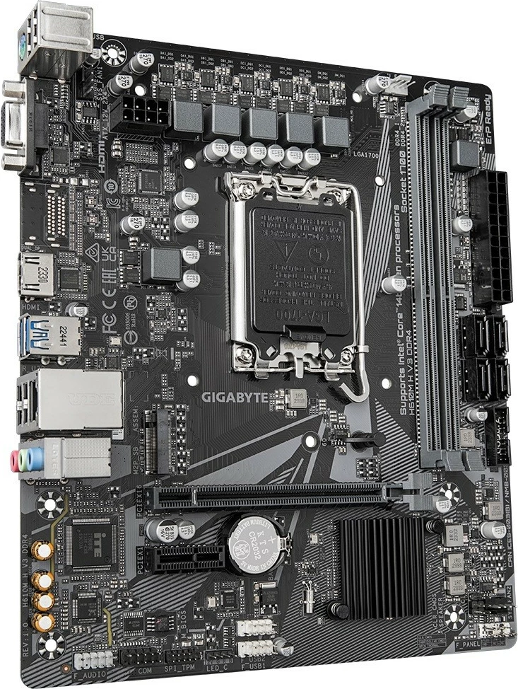 Plošča LGA1700, Gigabyte H610M H V3 DDR4, micro ATX