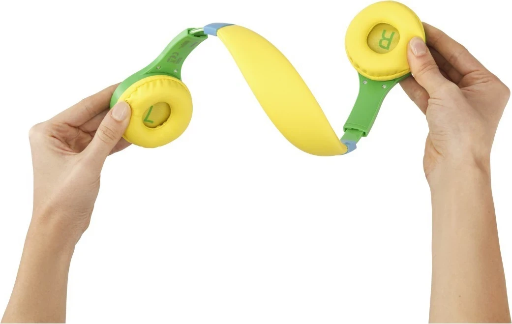 Slušalke za otroke Kids Guard, zelena/rumena, Hama