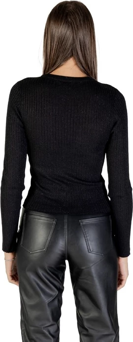 Pletenina Jacqueline De Yong za ženske, črna