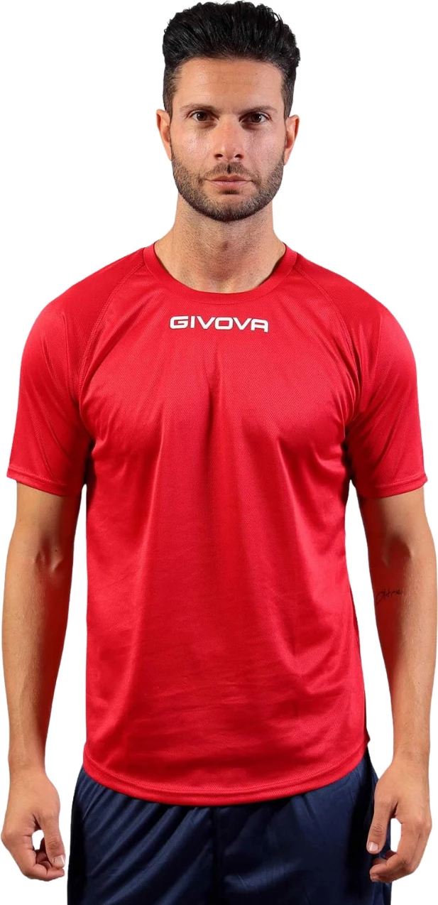 Športna majica Givova, moška, rdeča