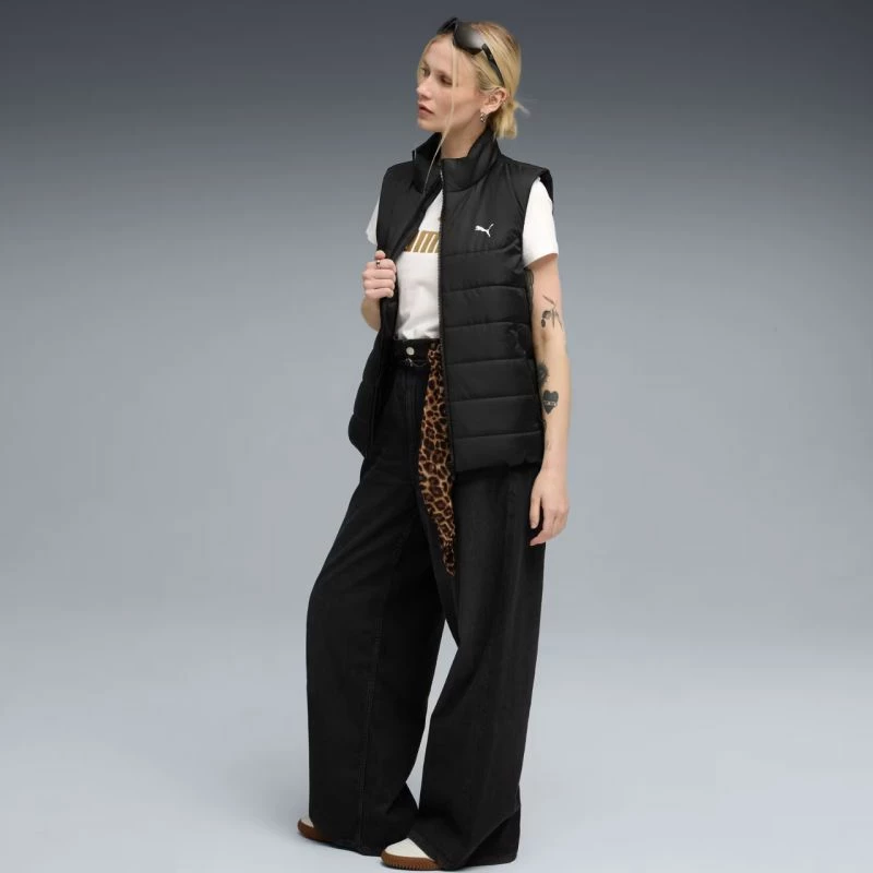 Podložen telovnik za ženske, črn Puma