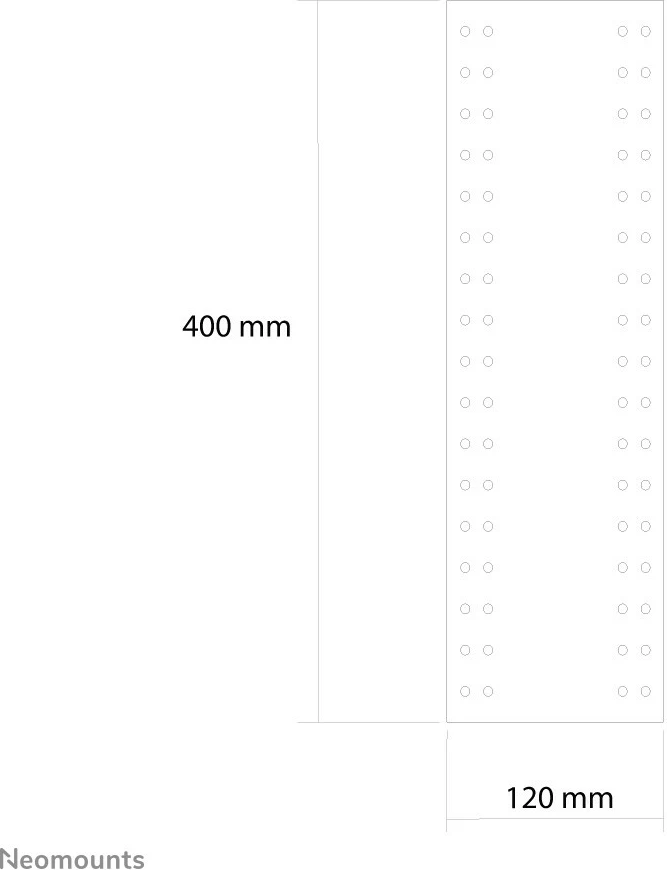 Držalo za tipkovnico in miško Neomounts KEYB-V100RACK, jeklo, VESA 75x75/100x100, srebrno Držalo za tipkovnico in miško Neomounts KEYB-V100RACK, jeklo, VESA 75x75/100x100, srebrno