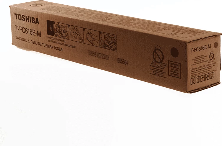 Toner kartuša T-FC616EM, Toshiba (6AK00000468 / 6AK00000375), zmogljivost 39.200 strani, magenta