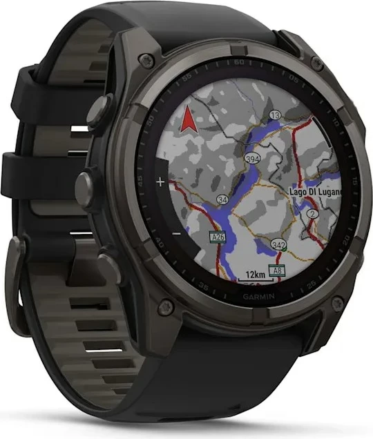 Pametna ura, Garmin fenix 8, 51 mm, 32 GB, titan, črna