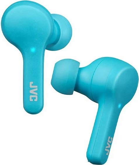 Bluetooth v uho JVC HA-A7TANU, moder