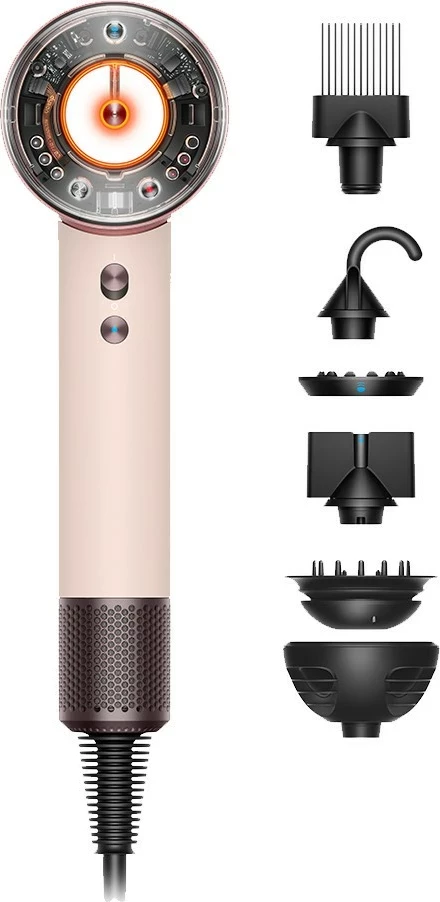 Sušilnik za lase Supersonic Nural, Dyson, pastelno roza/rožnato zlata