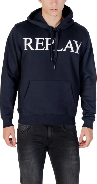 Duks moderen z blagovno znamko Replay, moški, moder