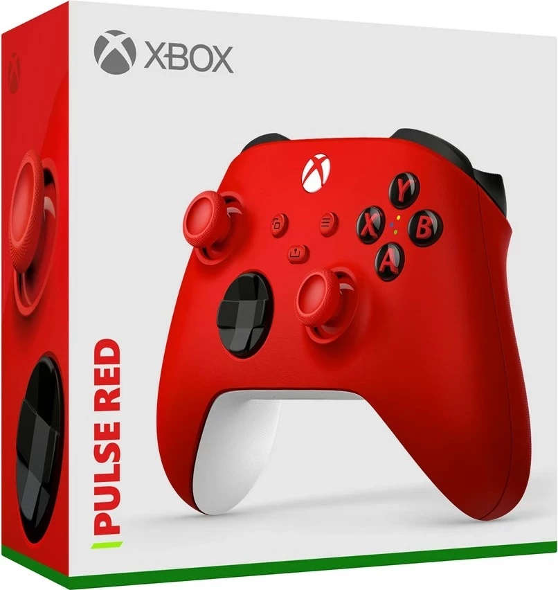 Brezzični igralni kontroler, Microsoft Xbox Wireless Controller QAU-00012, Bluetooth/USB, rdeč