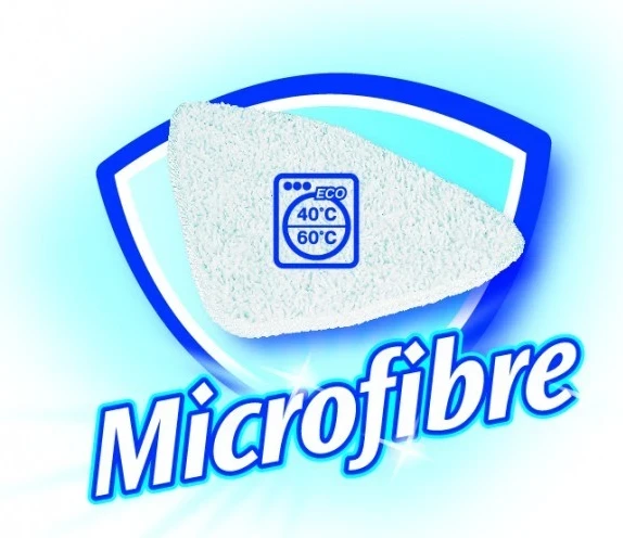 Krpa za čiščenje za parni mop Vileda Steam, 2 kosa, bela