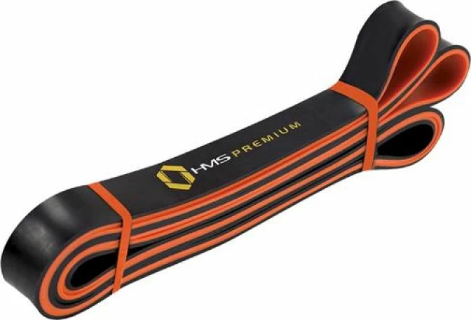 Odpornostni trak za vadbo HMS POM-CZAR GU06 29x5x2250 mm, oranžen