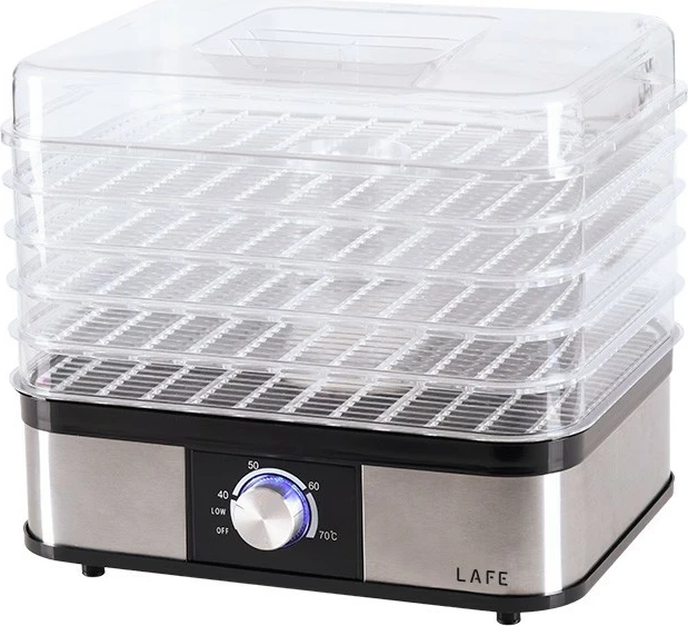 Sušilnik hrane Lafe NutriDry, 5 pladnjev, plastika, srebrn