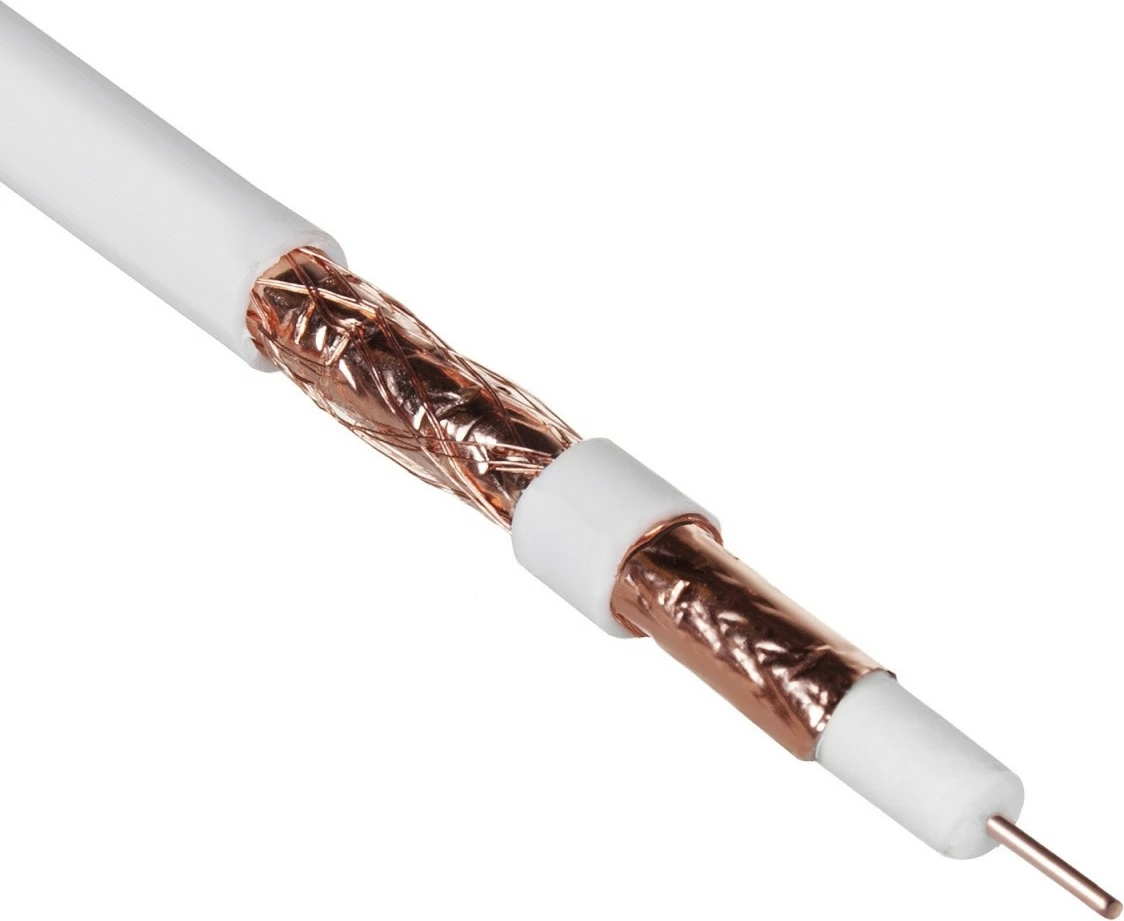 Koaksialni kabel RG6, 50 m, bel, Maclean MCTV-471