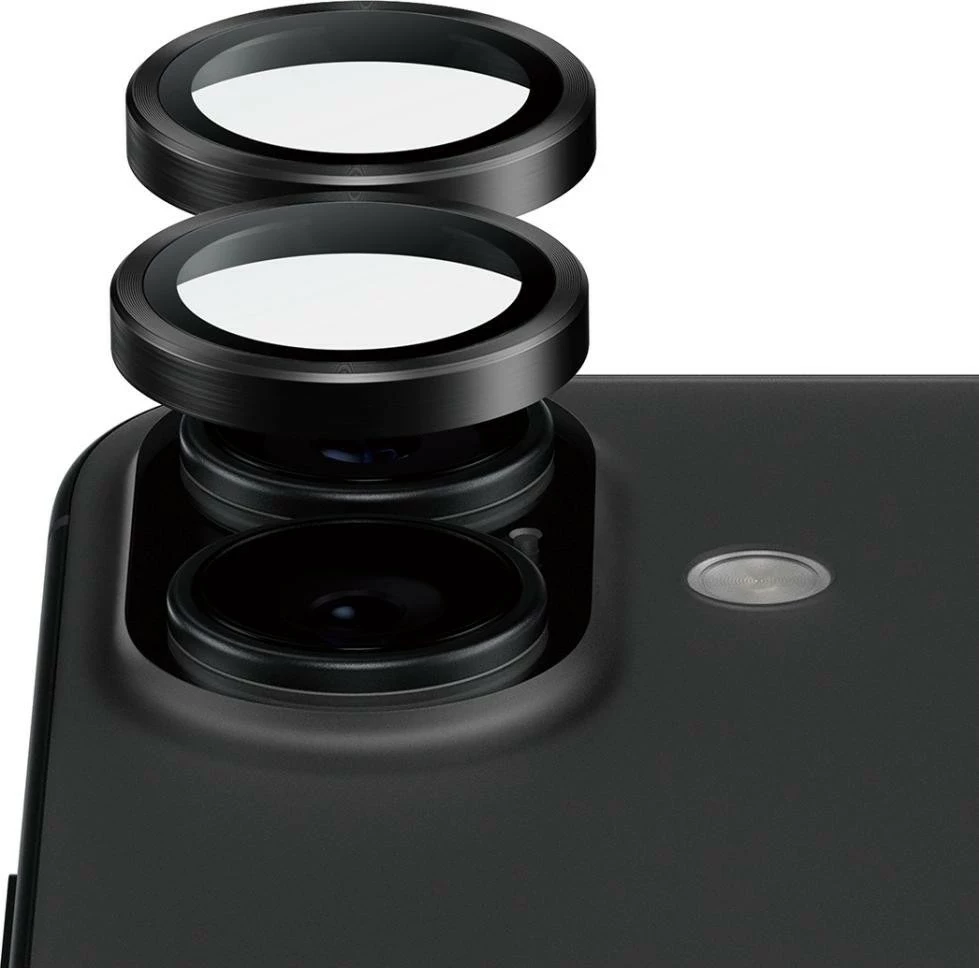 Zaščita kamere PanzerGlass Hoops Ceramic II, iPhone 17/16/16 Plus, črna
