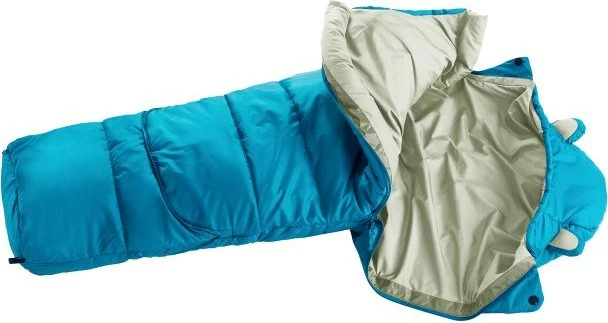 Spalna vreča za otroke Deuter Little Star, 95–130 cm, modra (wave/bone)