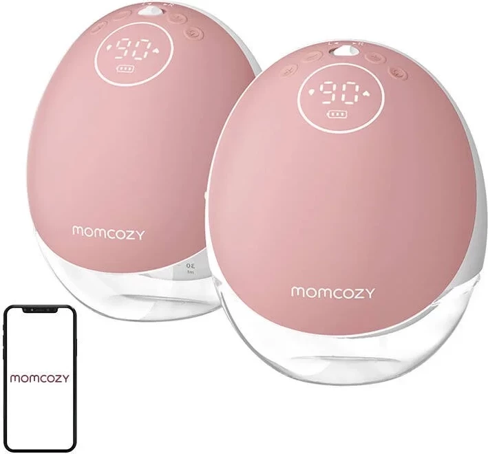 Dvojna brezžična sesalna dojilka Momcozy M9, rdeča