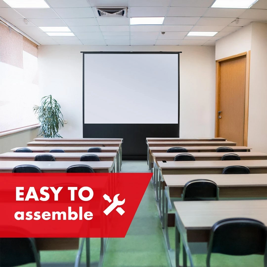 Prenosni ekran za projektor Maclean MC-210, 66 inčev, 16:9, stoječi