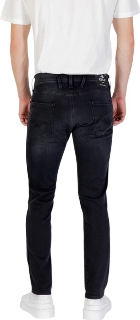 Jeans hlače Replay za moške, črne