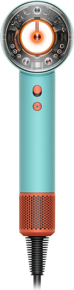 Sušilnik za lase Dyson Supersonic Nural, 1600 W, 13.3 l/s, moder, oranžen