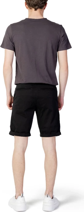Kratke jeans hlače za moške Jack & Jones, črne