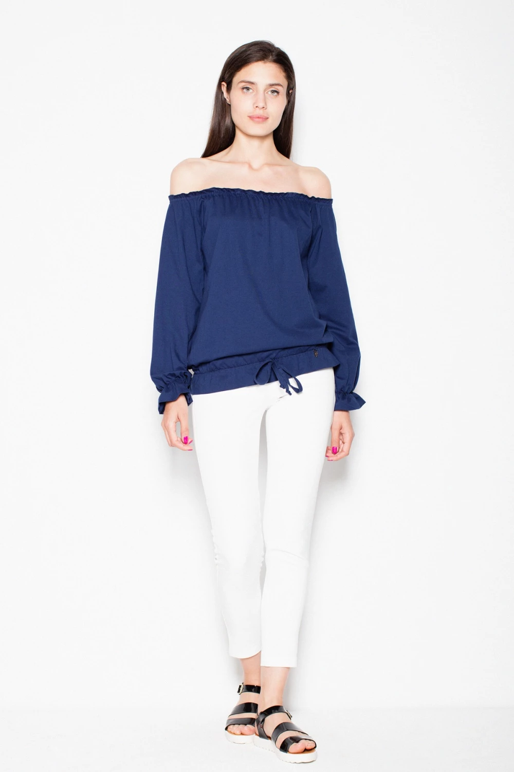Bluza Venaton 77498, temno modra