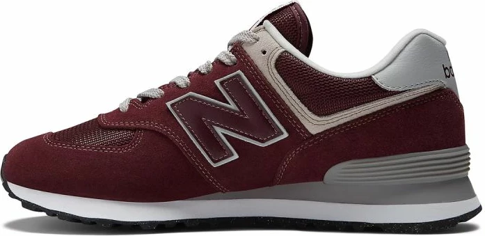 Eleganten temno rdeč par športnih copat New Balance 574 za moške