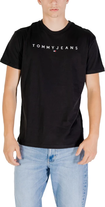 Majica za moške Tommy Hilfiger Jeans, črna