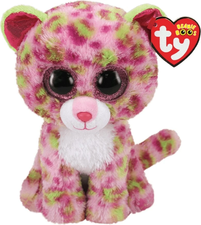Plišasta igrača Beanie Boos Leopard 36312, TY, 15 cm, rožnata
