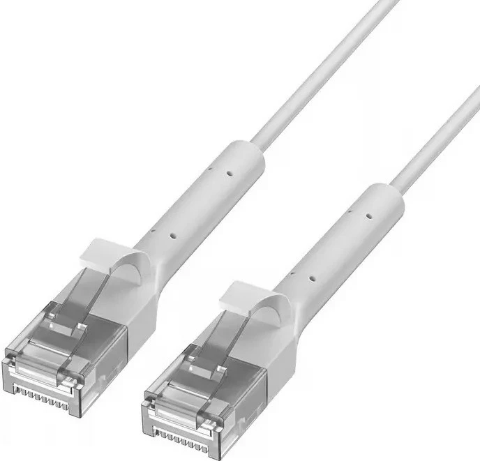 Omrežni kabel Cat.6a U/FTP, 0,5 m, RJ45, bel, Extralink