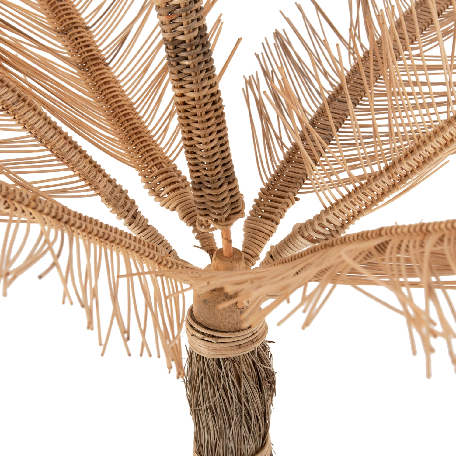 Dekorativno drevo FH7870 iz trave Mendong v naravni barvi Φ130x160Hcm