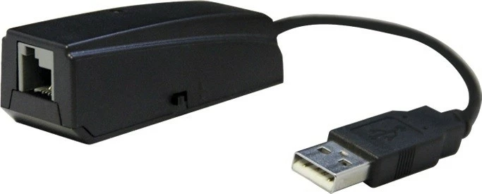 Adapter T.RJ12 na USB za pedala T3PA/T3PA-PRO, Thrustmaster, črn