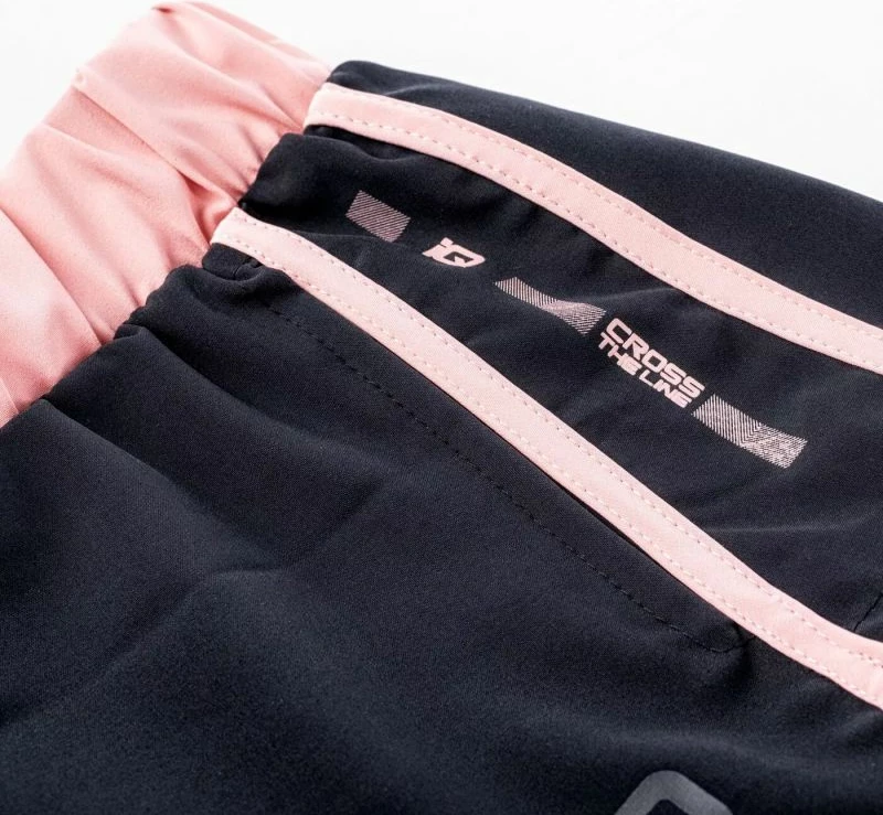 Kratke hlače za dekleta IQ, črne in rožnate