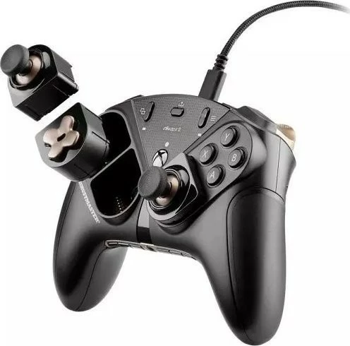 Gamepad z USB-C kablom 3 m, 16 gumbi, Hot-Swap modul, vibracije, za PC in Xbox — Thrustmaster eSwap X 2 Pro, črn
