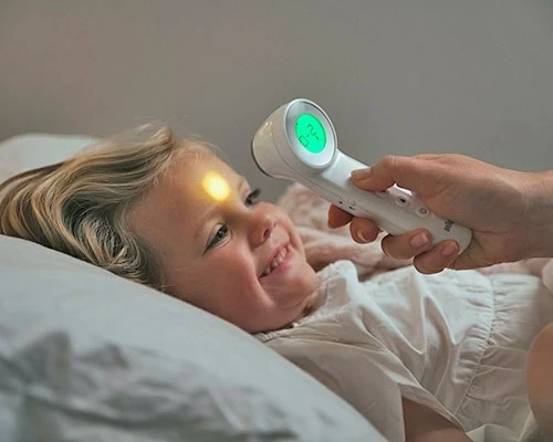 Termometer za čelo Braun BNT400, merjenje na daljavo, bel