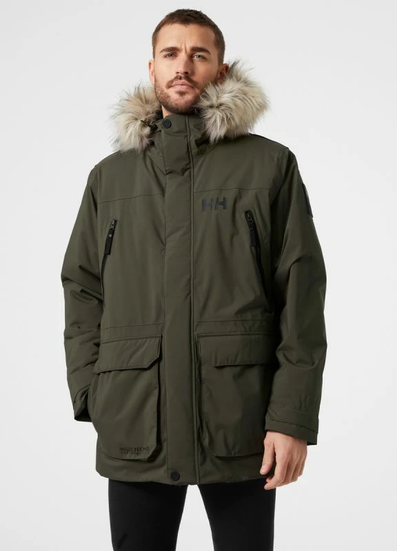 Parka Reine za moške, Helly Hansen, zelena