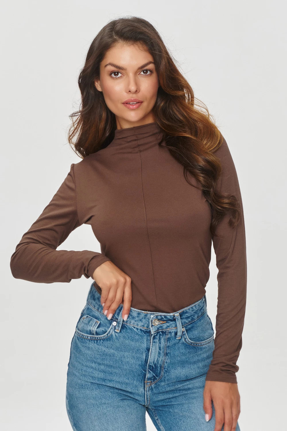 Bluza Makadamia 200138, rjava