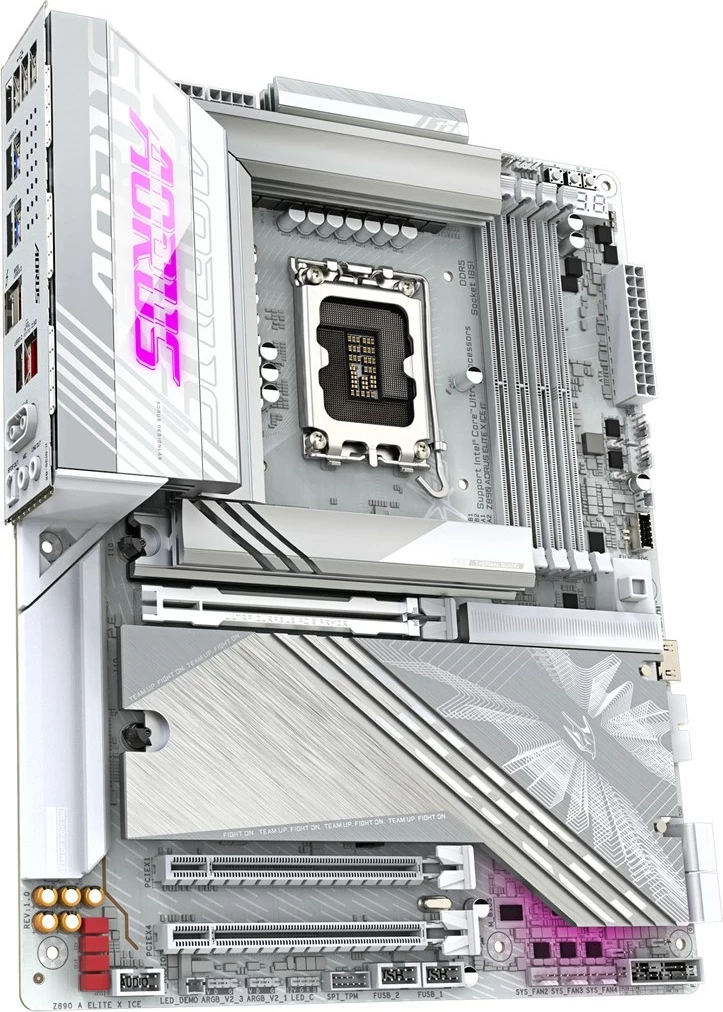 Matična plošča Gigabyte Z890 AORUS ELITE X ICE, Socket 1851, bela