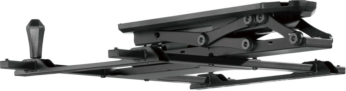 Električni stropni nosilec za TV Maclean MC-880, za zaslone 32-70", črn, z daljinskim upravljalnikom