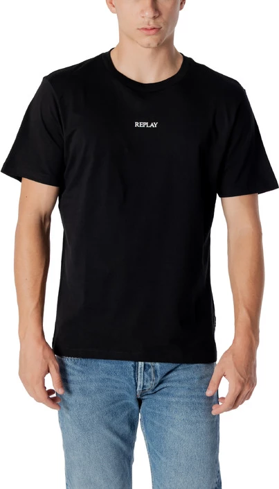 Majica za moške Replay, črna