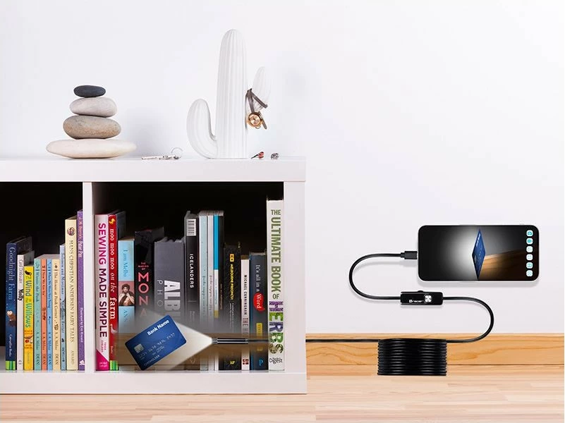 Endoskopska kamera 5 m, 7 mm, LED, USB, Tracer TRAKAM46629, črna