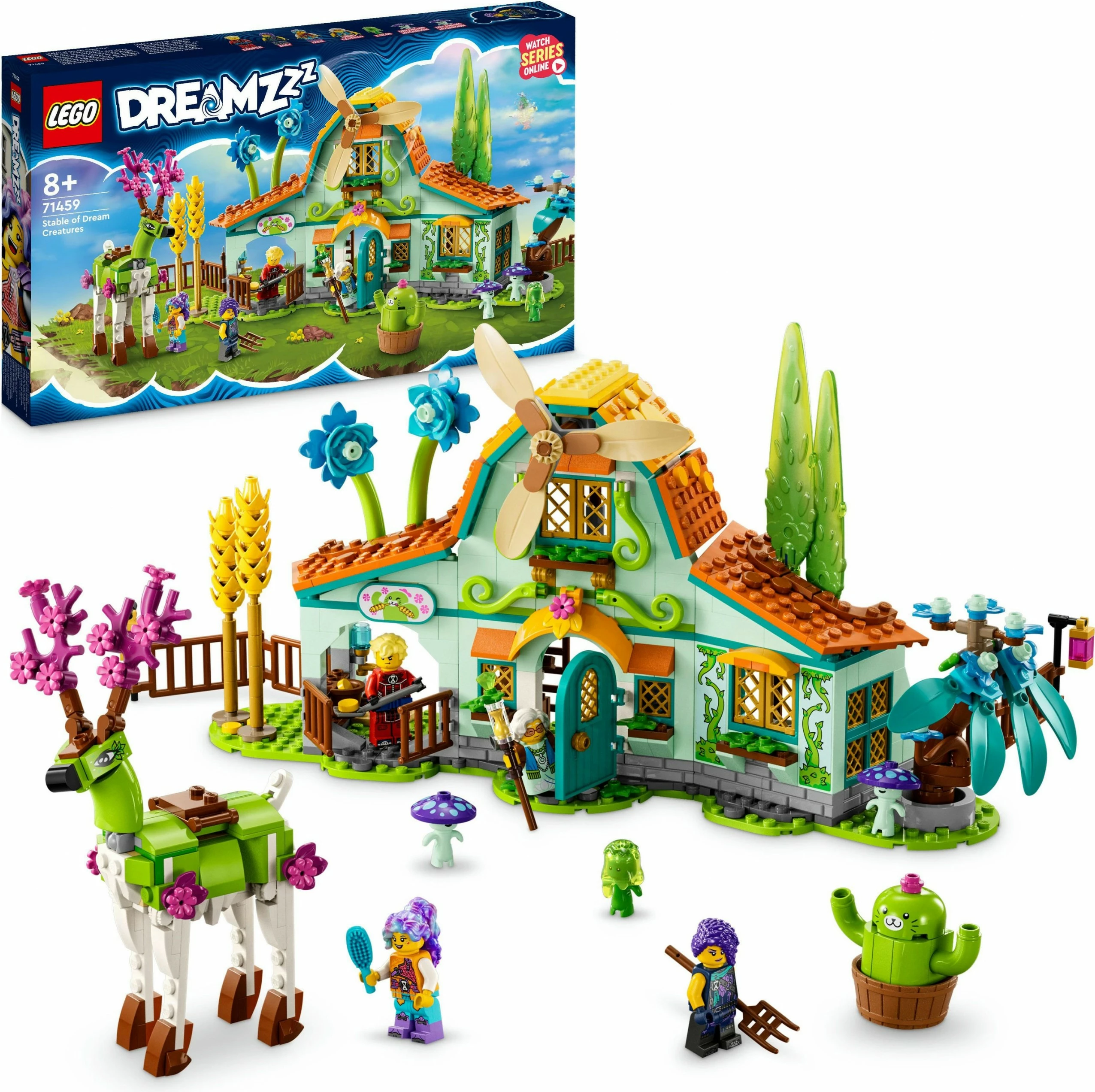 Set gradnje Stable of Dream Creatures, LEGO, 681 kosov, večbarven