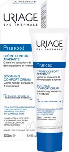Pomirjujoča krema za telo Uriage Pruriced, 100 ml