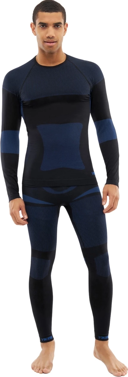 Termo spodnje perilo za moške Viking, črno-modro