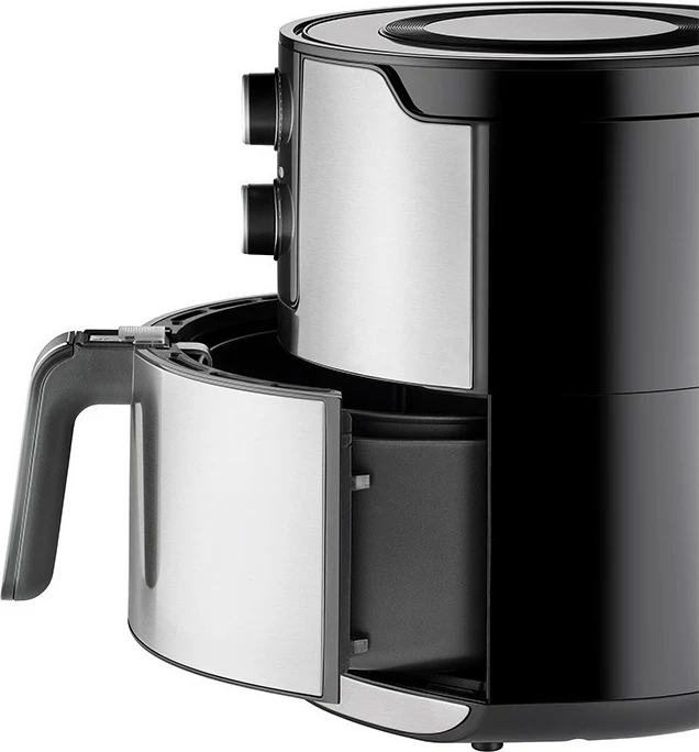 Friteza na vroči zrak, UNOLD 58655, 5 L, 1 kg, 80–200 °C, črna Friteza na vroči zrak, UNOLD 58655, 5 L, 1 kg, 80–200 °C, črna
