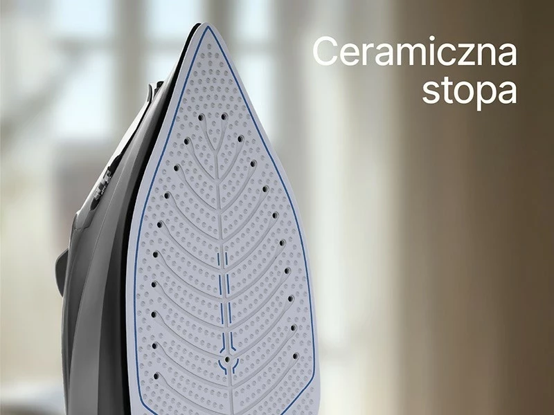 Parni likalnik Lafe GlidePro, 2600 W, keramična likalna plošča, črn