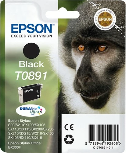 Toner DURABrite Ultra, Epson T0891, 5,8 ml, črn