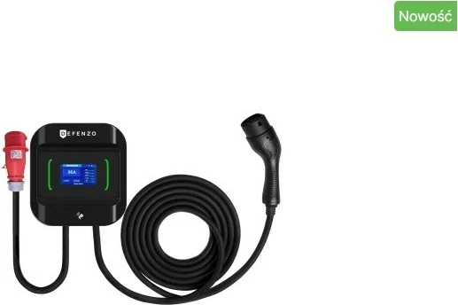 Polnilnik za električna vozila DEFENZO WALLBOX PRO AC22, 22 kW, Bluetooth, Wi‑Fi, zaslon, črn