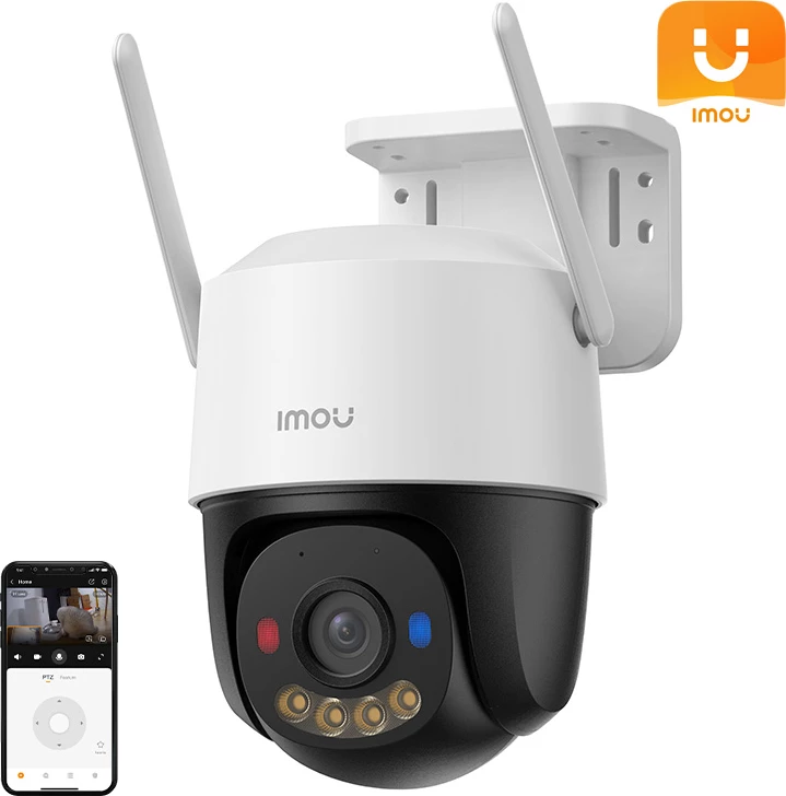 Zunanja varnostna kamera IMOU Cruiser SC 4G, 5MP, WiFi, vrtljiva, bela/črna