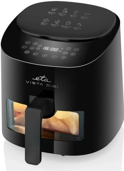 Friteznik na zrak, 4,3 L, 1300 W, črn ETA Vista Digi 116890000