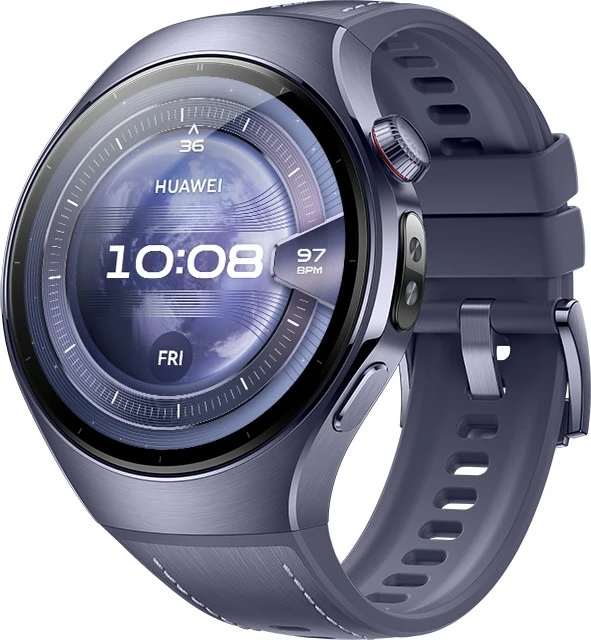 Pametna ura Huawei Watch 5, 46 mm, kompozitni pašček sivo-vijoličen